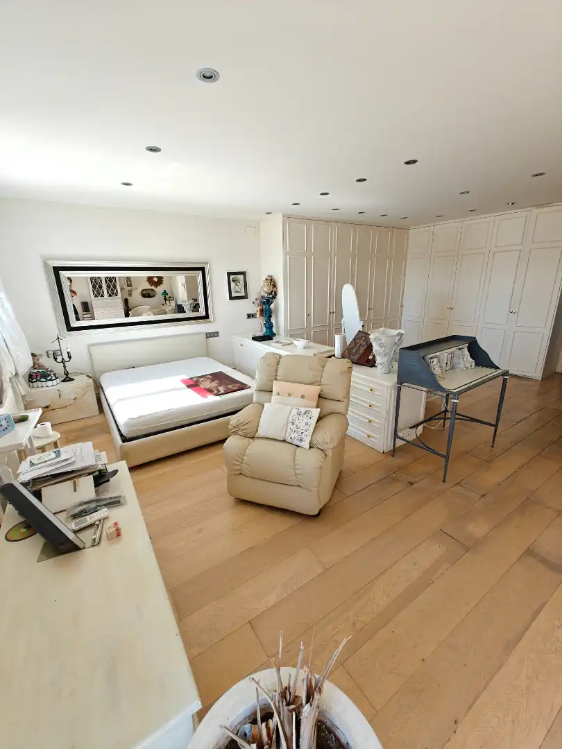 Sala de estar de Casa o chalet en venta en Premià de Mar con Aire acondicionado, Calefacción y Parquet