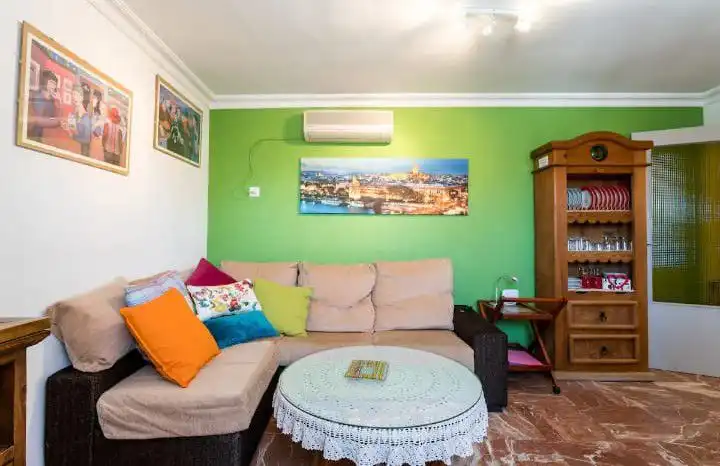 Sala de estar de Ático en venta en Sevilla con Aire acondicionado y Calefacción