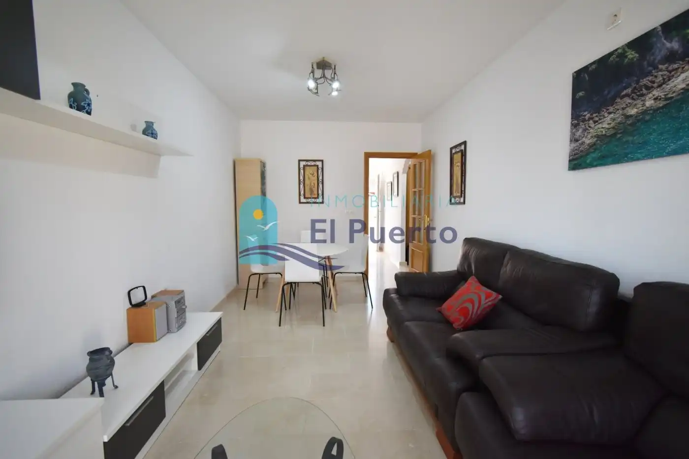 Sala de estar de Apartamento en venta en Mazarrón con Aire acondicionado, Jardín privado y Terraza