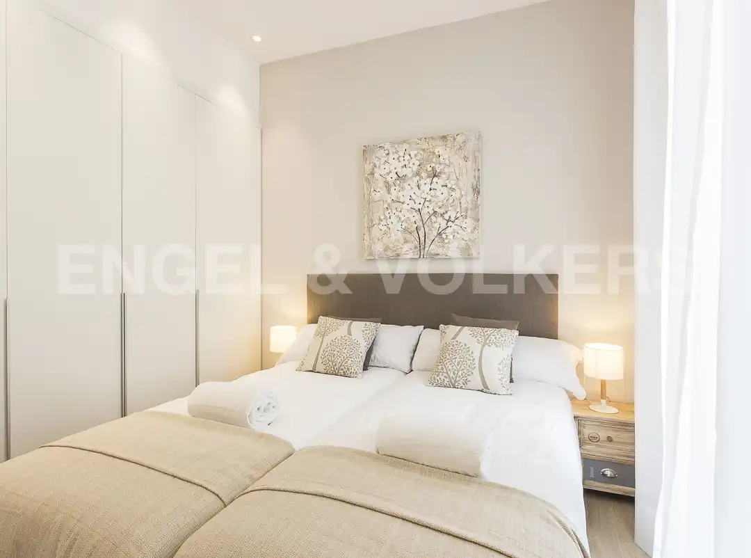 Bedroom of Flat for rent in Barcelona  with Air Conditioner, Heating and Furnished