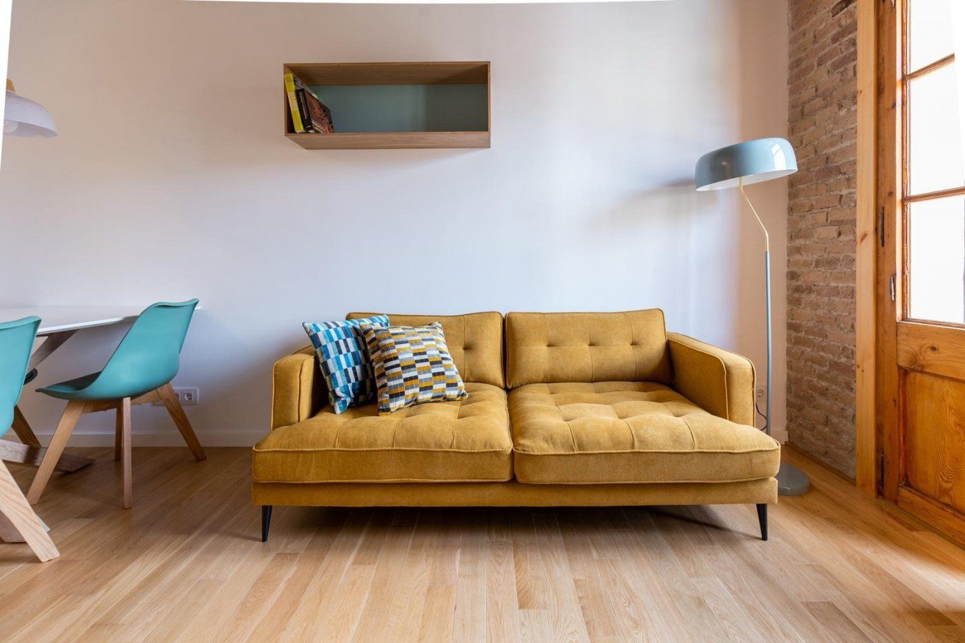 Living room of Flat for sale in  Barcelona Capital  with Air Conditioner and Heating