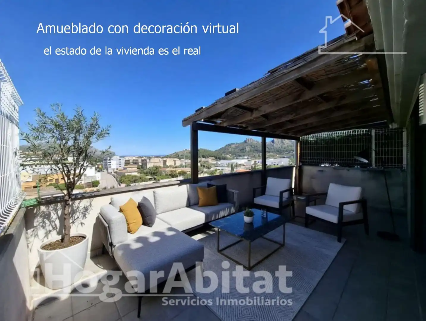 Terrace of Attic for sale in Pedreguer  with Air Conditioner, Parquet flooring and Terrace