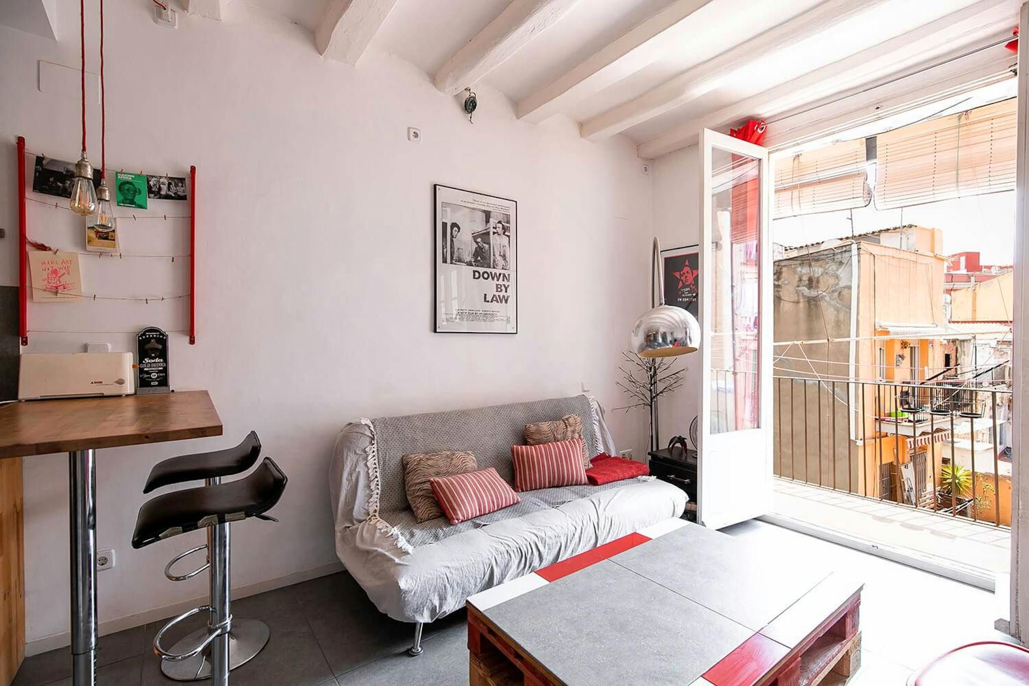 Living room of Flat to rent in  Barcelona Capital  with Furnished and Washing machine