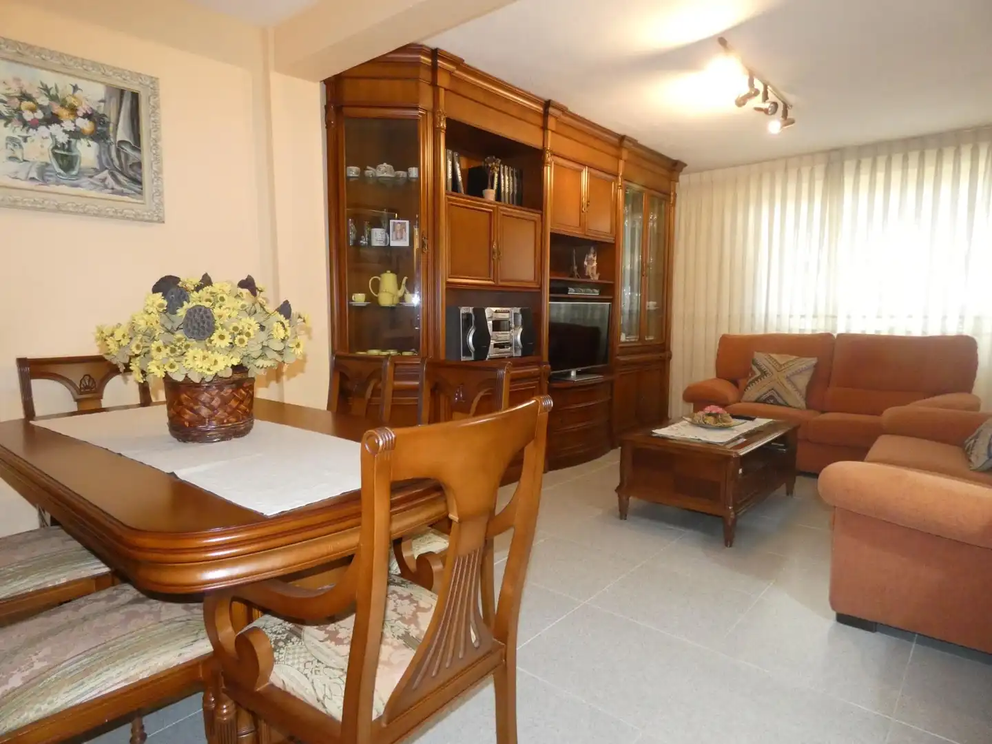 Wohnzimmer von Wohnung zum Verkauf in Utebo mit Heizung