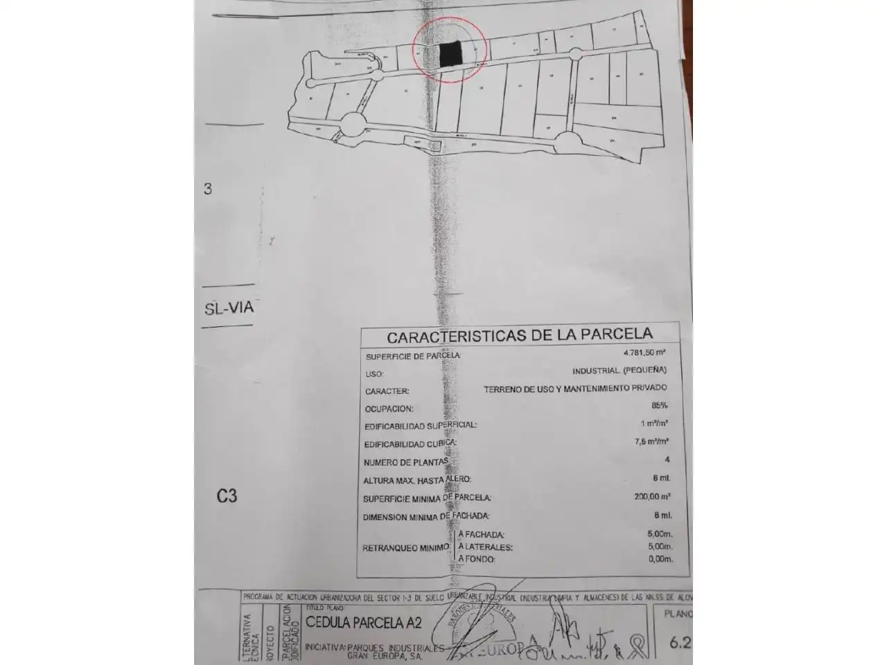 Terreny industrial en venda en Alovera