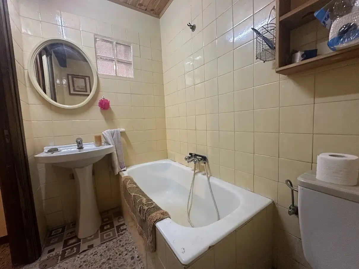 Baño de Casa o chalet en venta en O Pino  con Jardín privado, Terraza y Amueblado