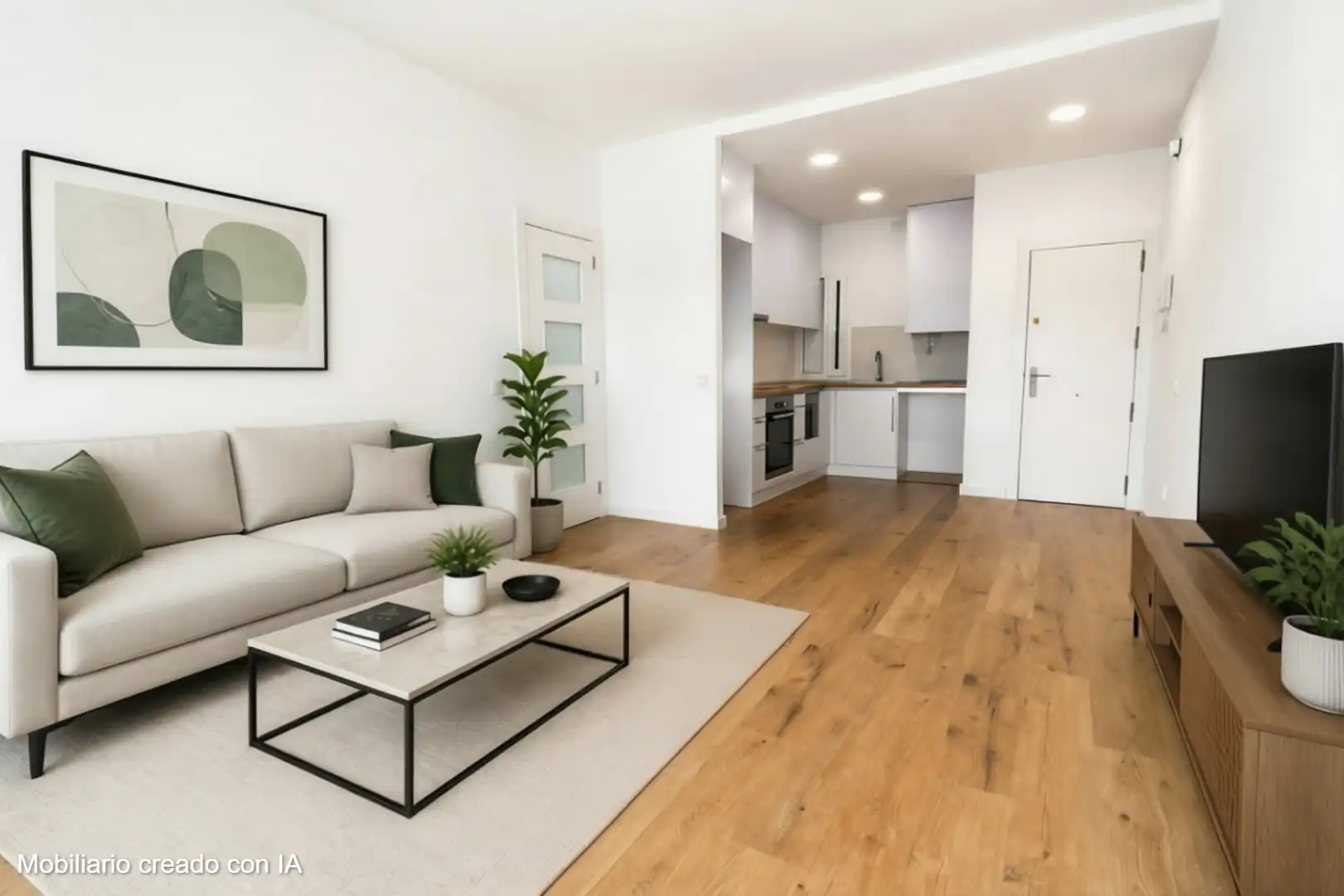 Sala de estar de Piso en venta en  Barcelona Capital con Horno y Balcón