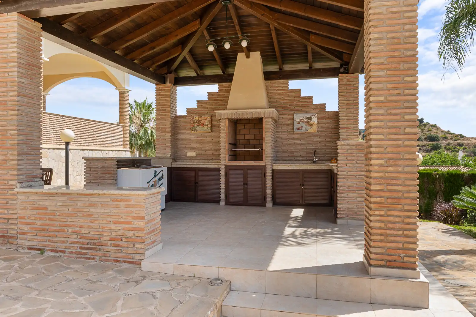 Terrassa de Casa o xalet en venda en Benalmádena amb Aire condicionat, Jardí privat i Piscina