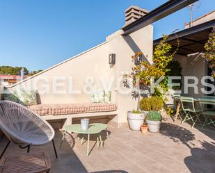 Terrace of Single-family semi-detached for sale in  Madrid Capital  with Air Conditioner, Terrace and Swimming Pool