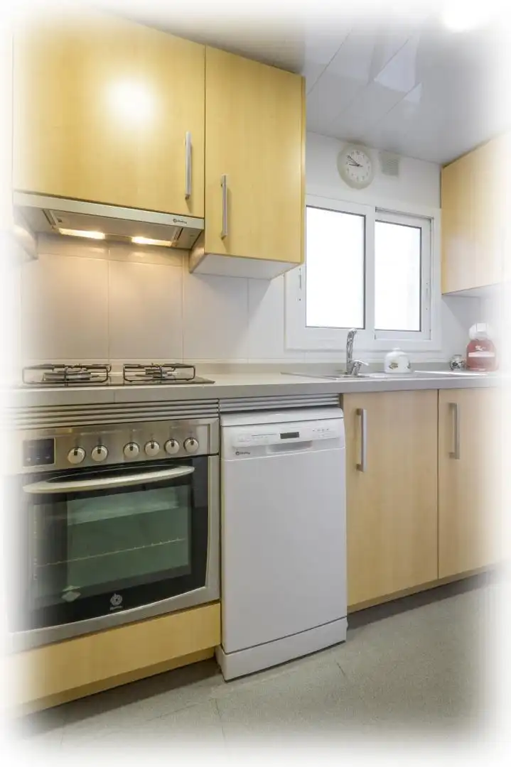 Küche von Dachboden zum Verkauf in L'Hospitalet de Llobregat mit Terrasse und Balkon