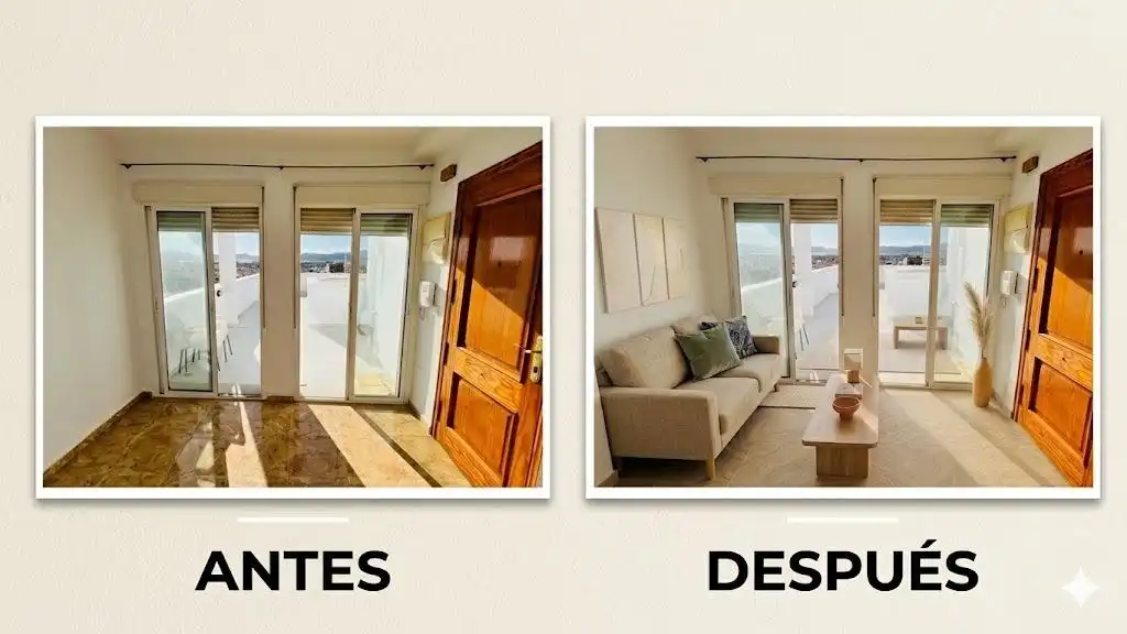 Sala d'estar de Àtic en venda en Águilas amb Terrassa i Balcó