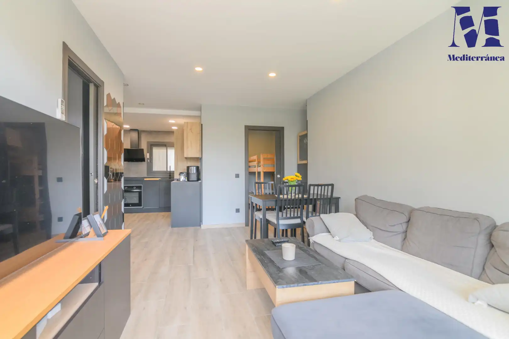 Sala d'estar de Apartament en venda en Castelldefels amb Aire condicionat, Calefacció i Terrassa