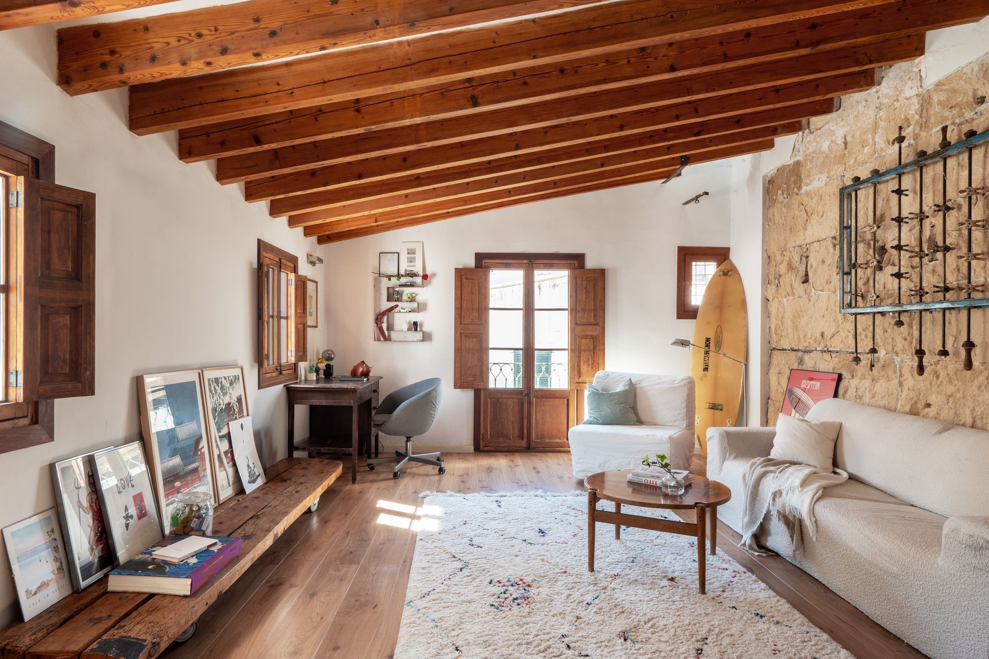 Sala d'estar de Estudi en venda en  Palma de Mallorca amb Terrassa