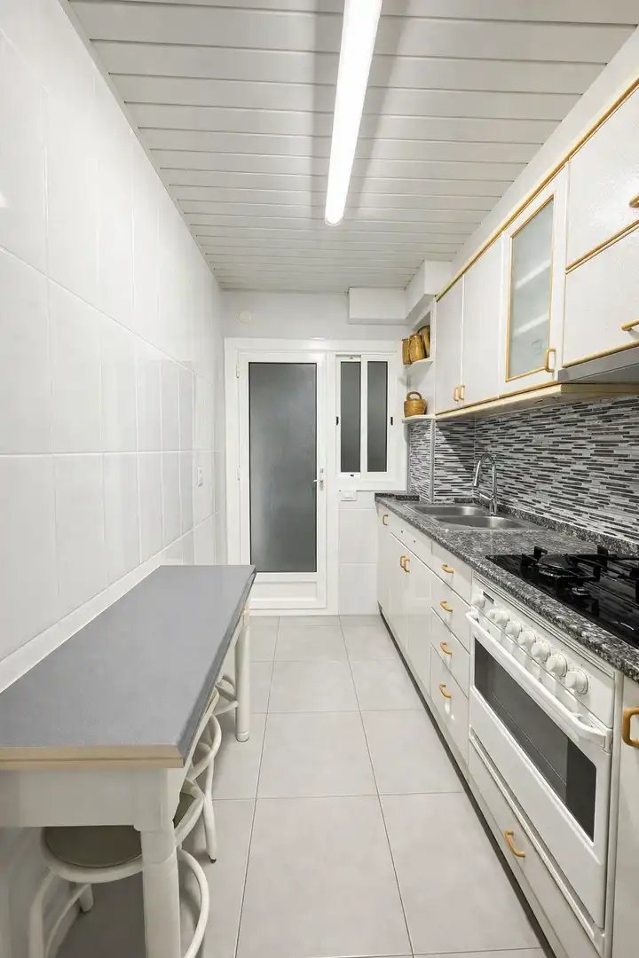 Kitchen of Flat for sale in Mollet del Vallès  with Heating, Furnished and Oven