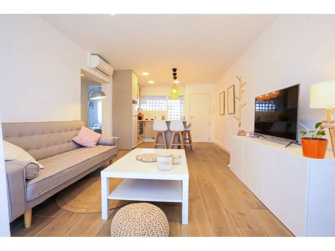 Sala de estar de Piso en venta en Cambrils con Aire acondicionado, Amueblado y Balcón