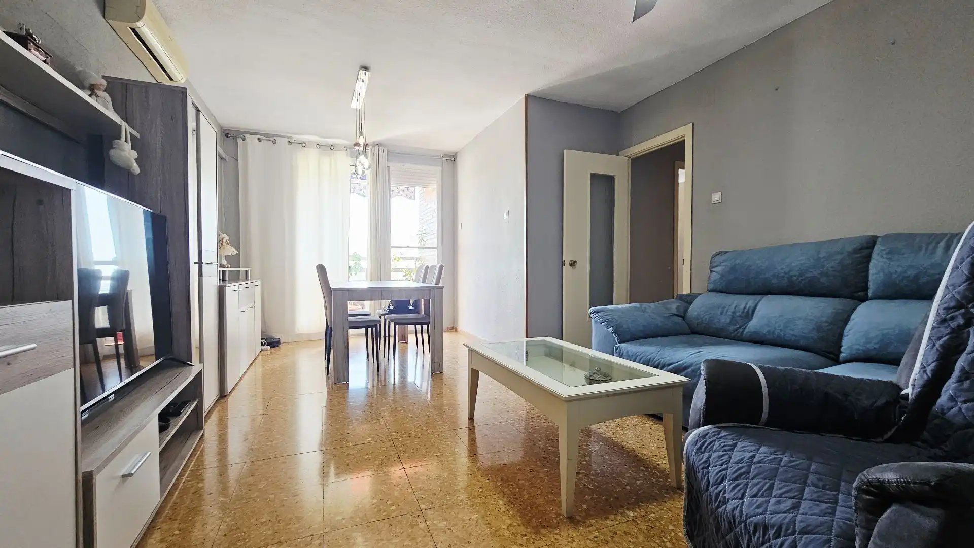 Sala de estar de Piso en venta en Valencia con Aire acondicionado y Terraza