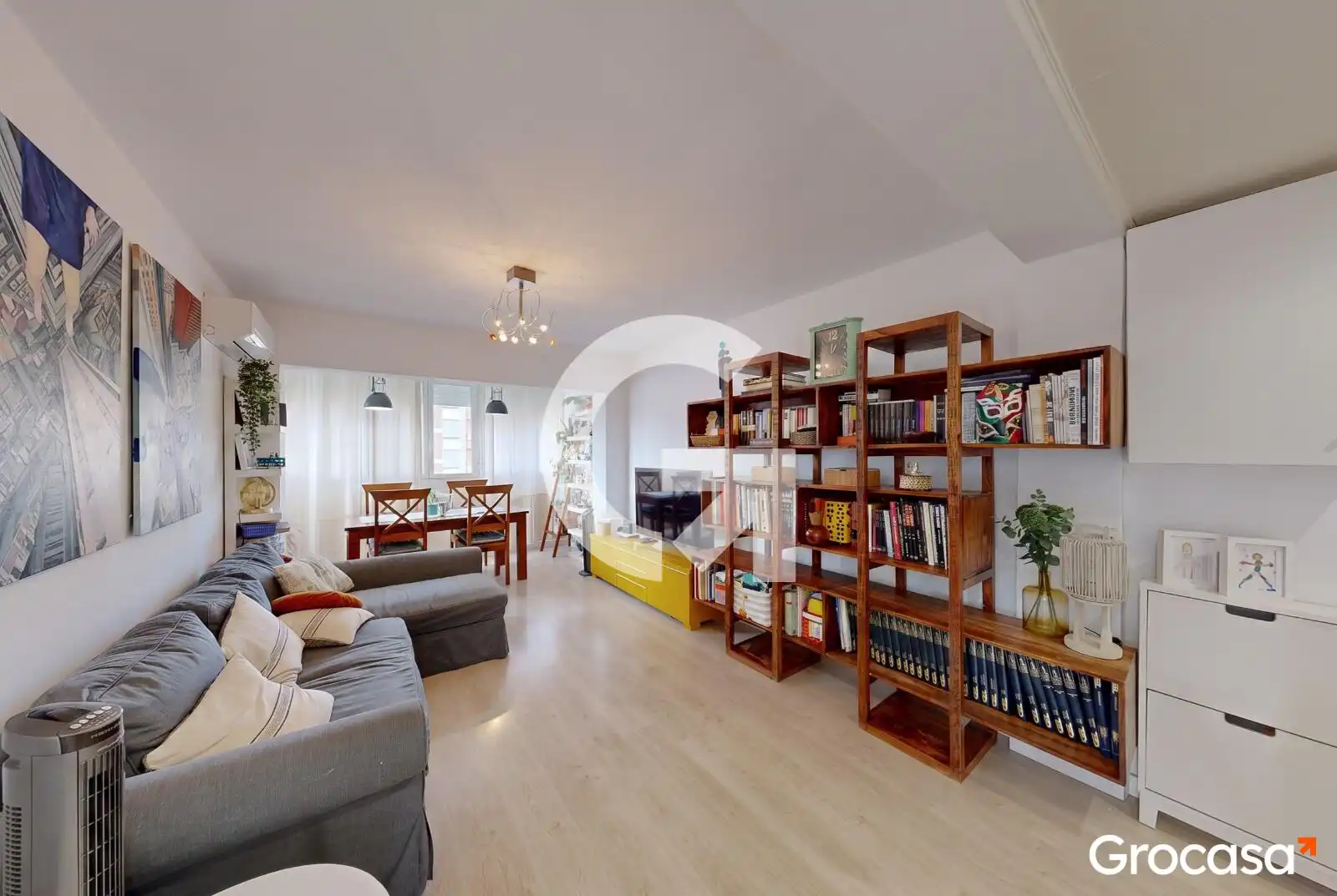 Sala de estar de Piso en venta en Barcelona con Aire acondicionado, Calefacción y Trastero