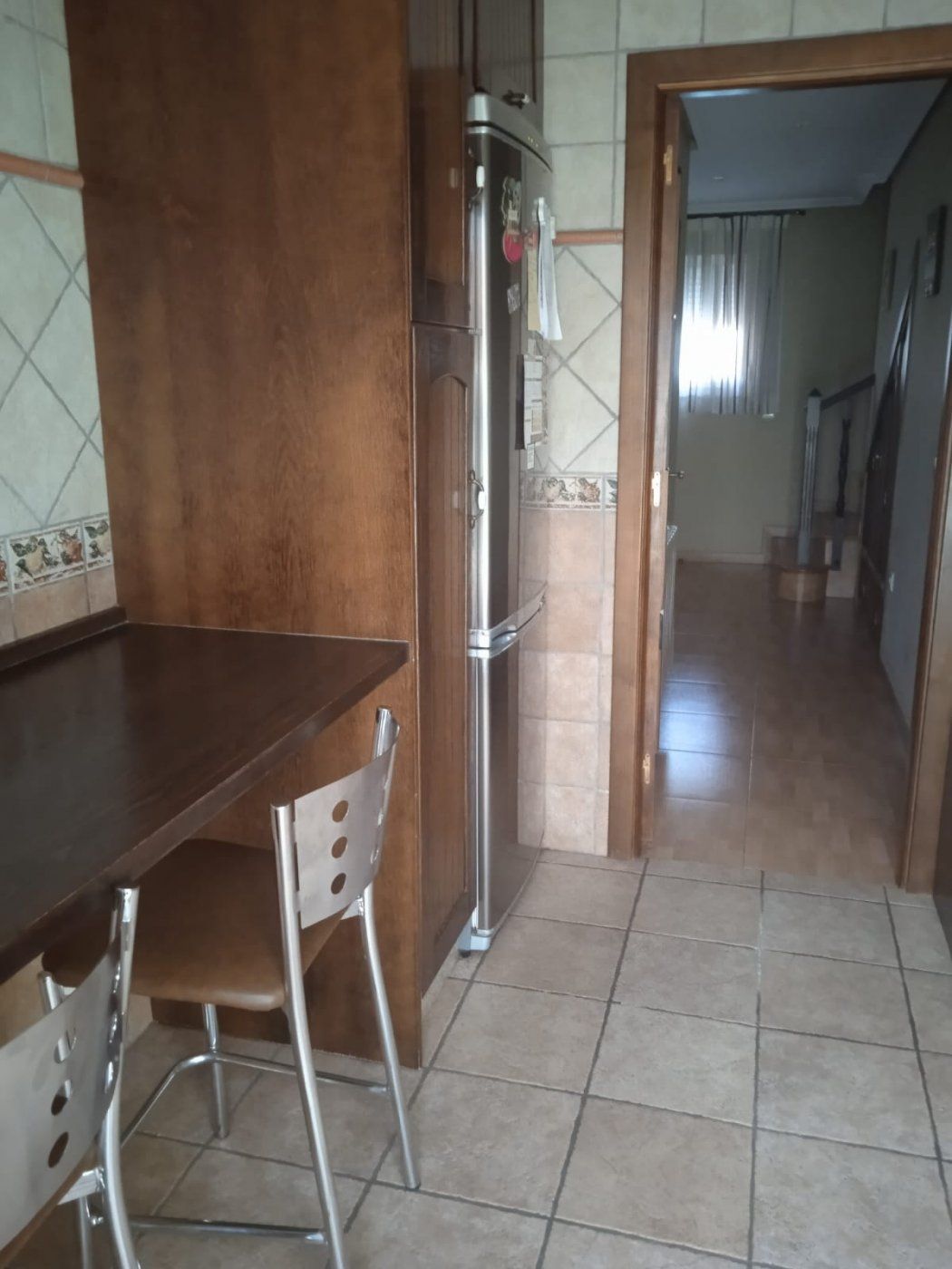 Cuina de Casa adosada en venda en Casar de Cáceres amb Terrassa i Balcó