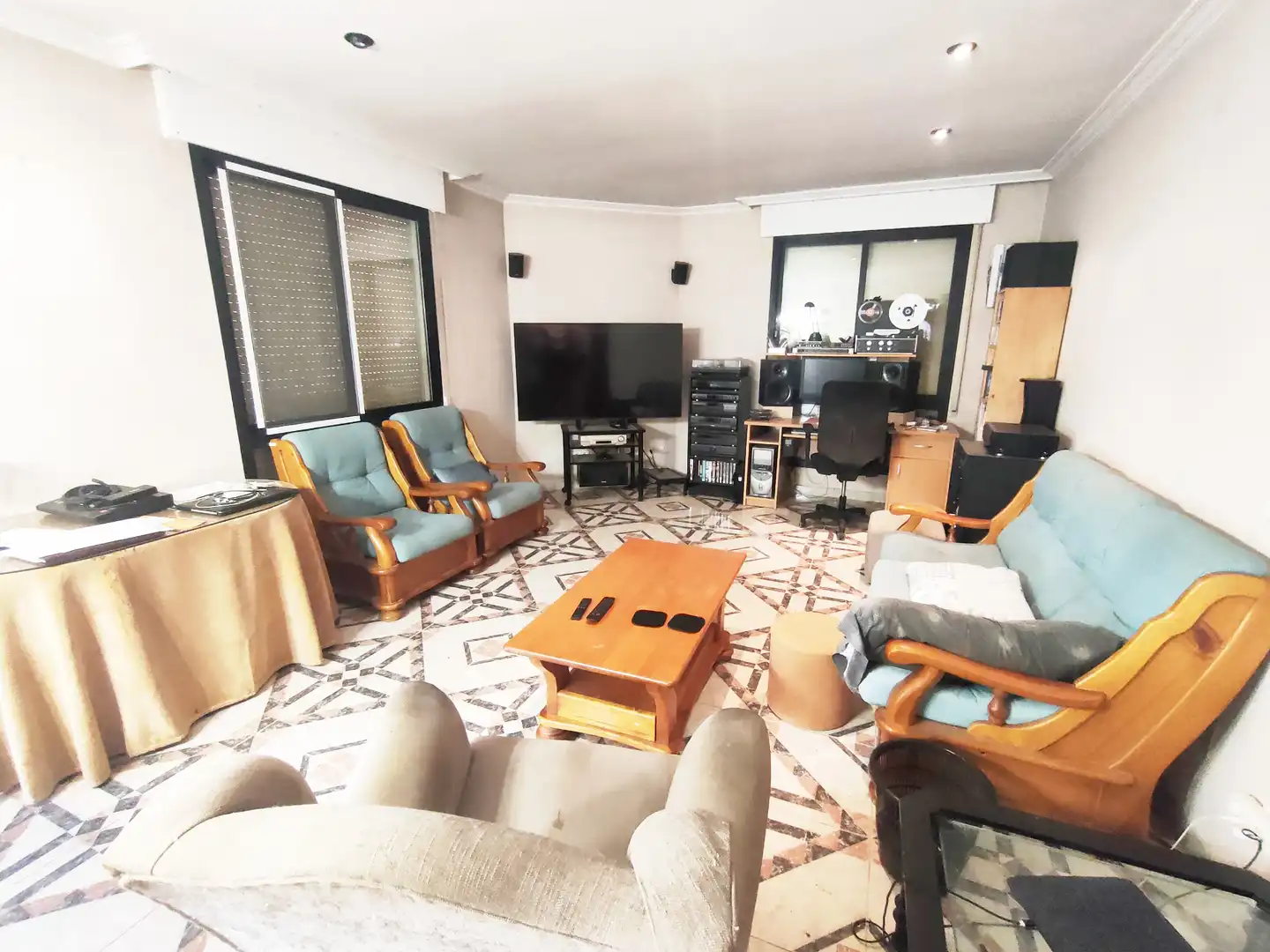 Sala de estar de Casa o chalet en venta en Ses Salines con Terraza