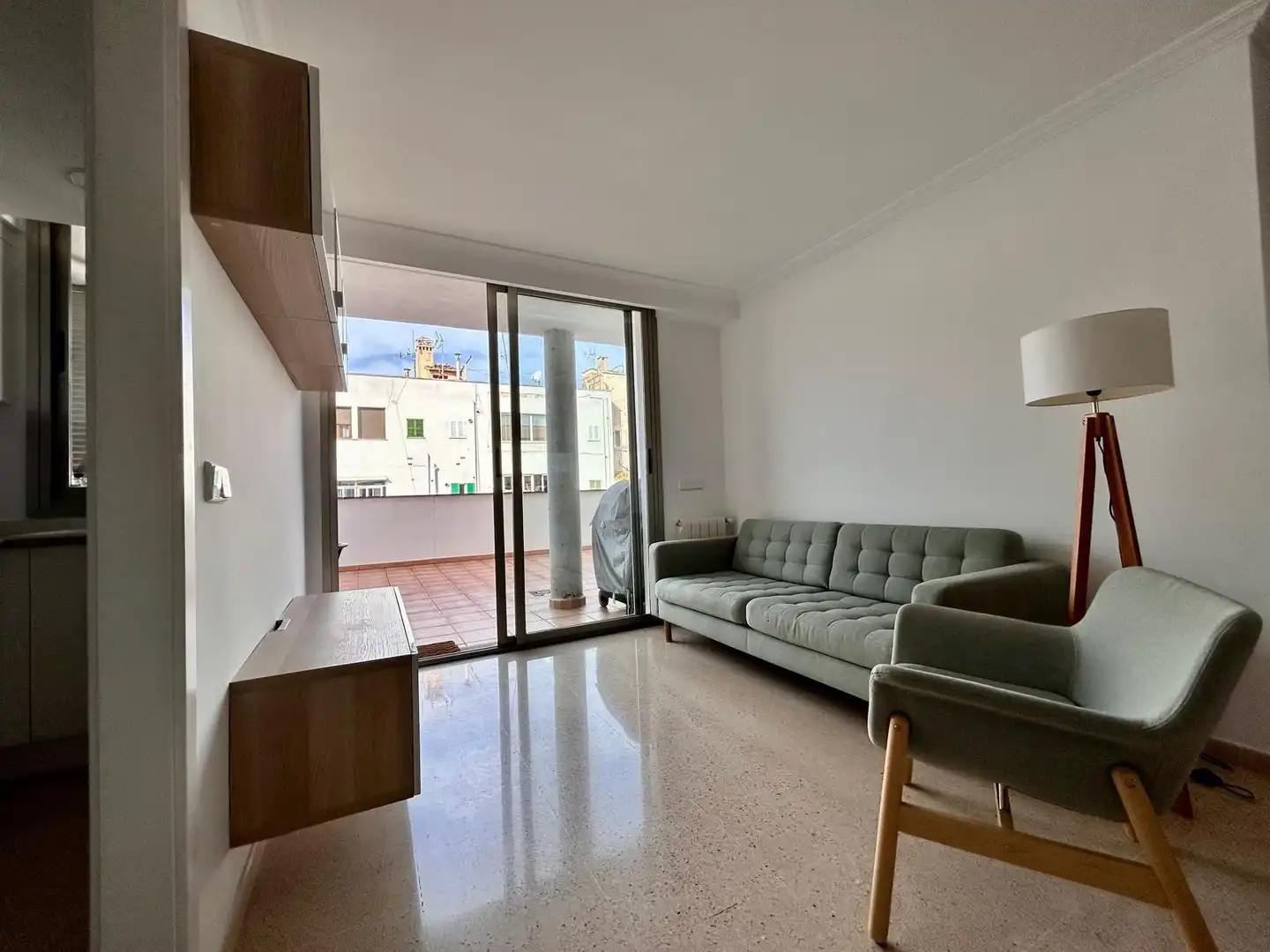 Living room of Flat for rent in Inca  with Air Conditioner, Heating and Terrace