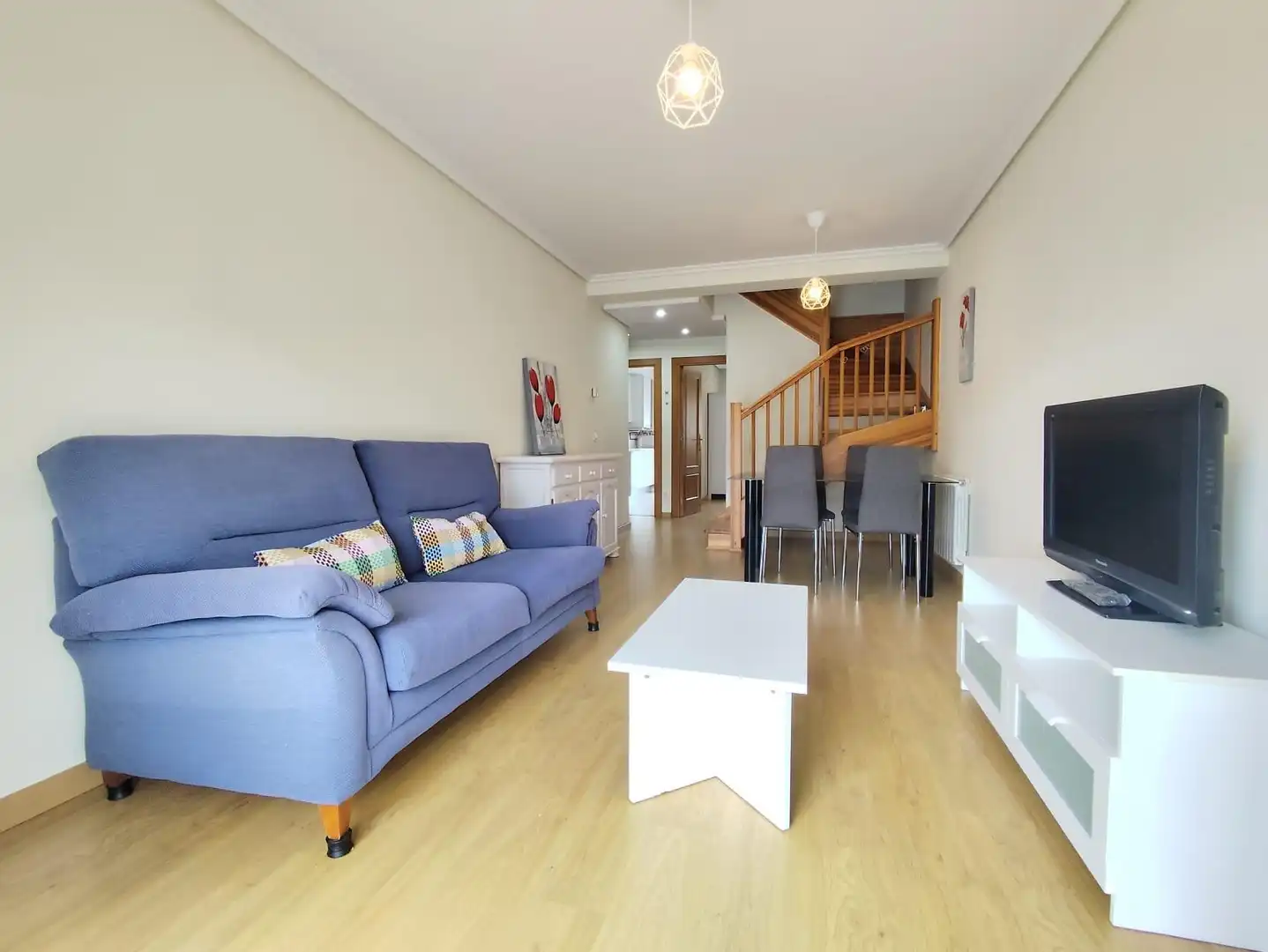 Wohnzimmer von Maisonette zum Verkauf in Castañeda mit Heizung, Terrasse und Möbliert