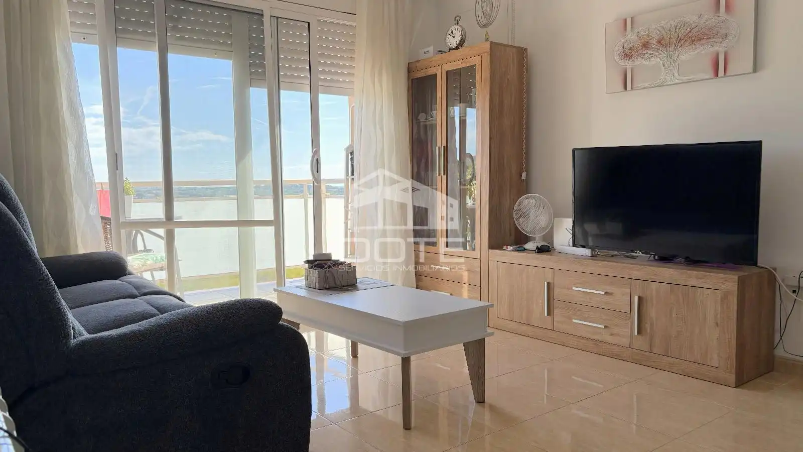 Sala de estar de Ático en venta en Creixell con Aire acondicionado, Calefacción y Terraza