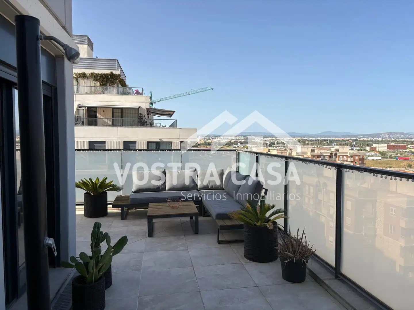 Terrace of Attic for sale in Mislata  with Air Conditioner and Alarm