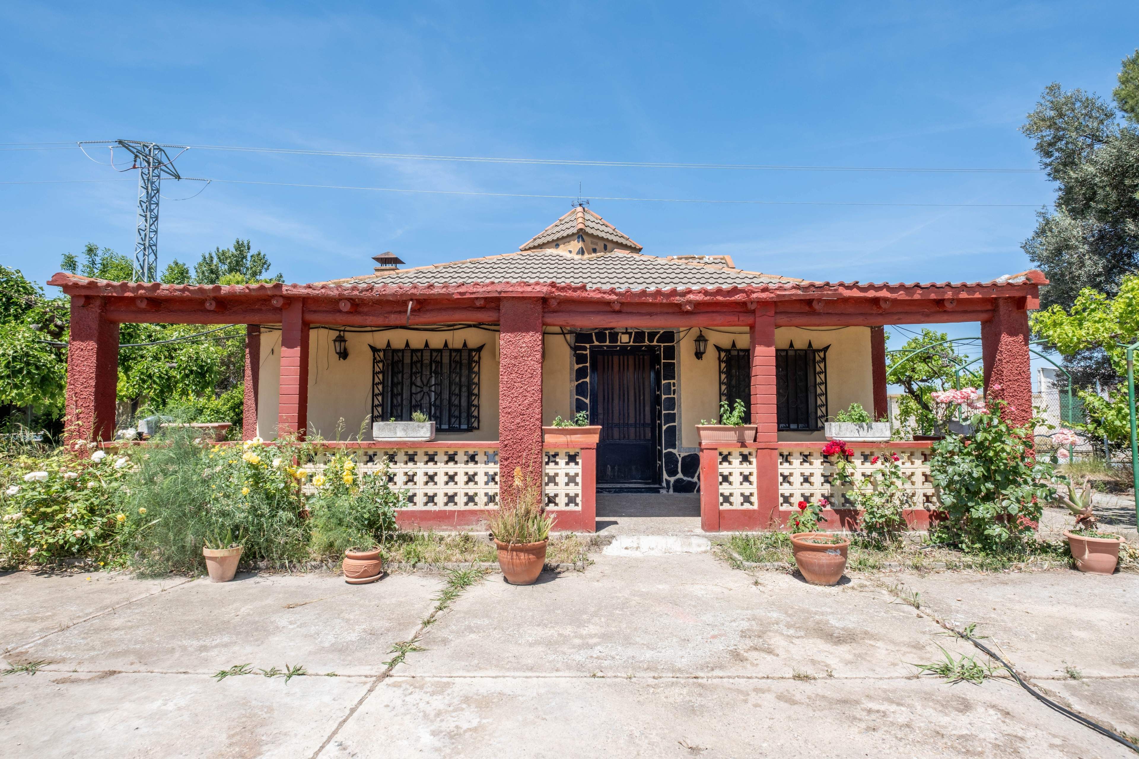 Vista exterior de Casa o xalet en venda en Pinseque amb Calefacció, Jardí privat i Terrassa