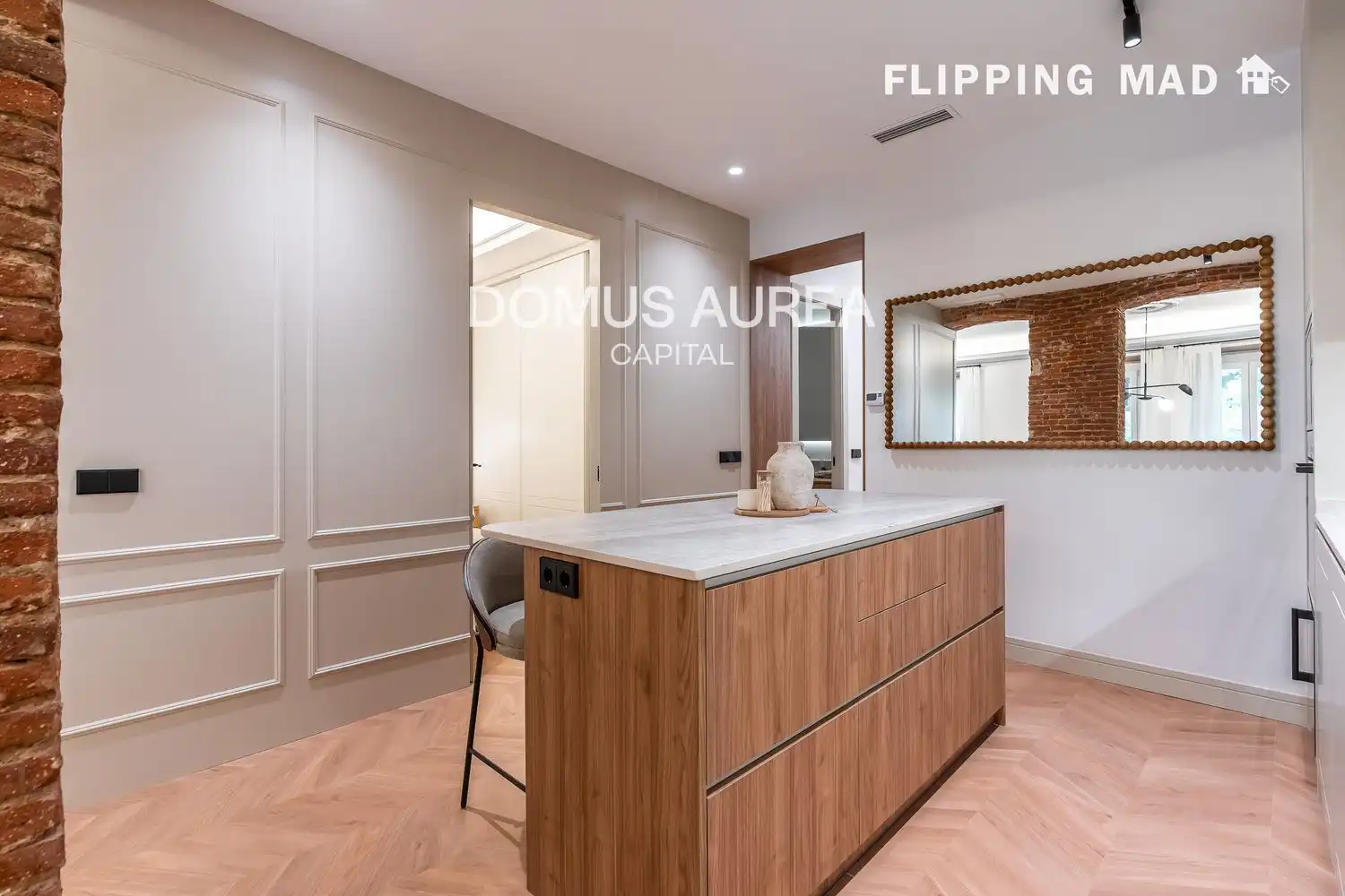 Küche von Wohnung zum Verkauf in Madrid mit Klimaanlage, Heizung und Parkett