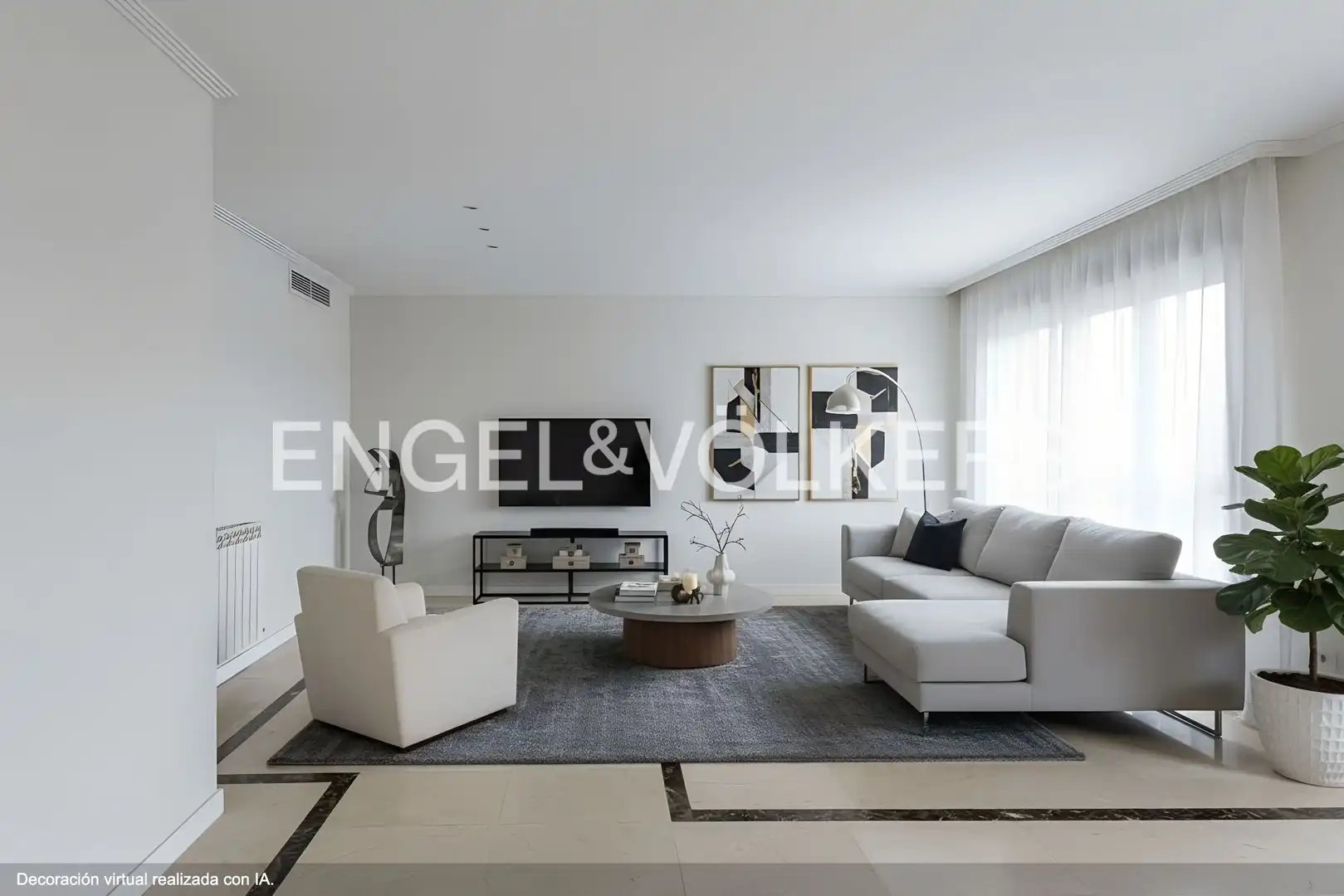 Living room of Attic for sale in Boadilla del Monte  with Air Conditioner, Heating and Terrace