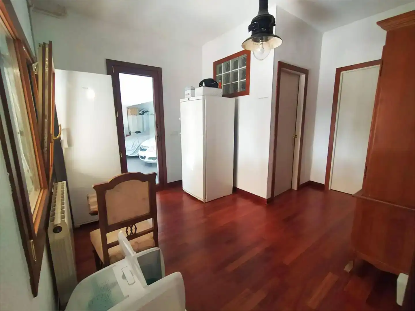 Sala d'estar de Casa adosada en venda en Pacs del Penedès amb Aire condicionat, Jardí privat i Traster