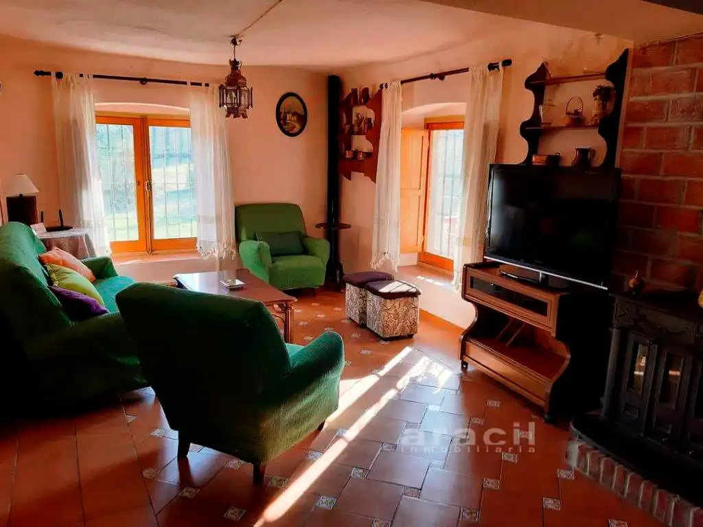 Sala d'estar de Finca rústica en venda en Alcoy / Alcoi amb Aire condicionat, Jardí privat i Terrassa