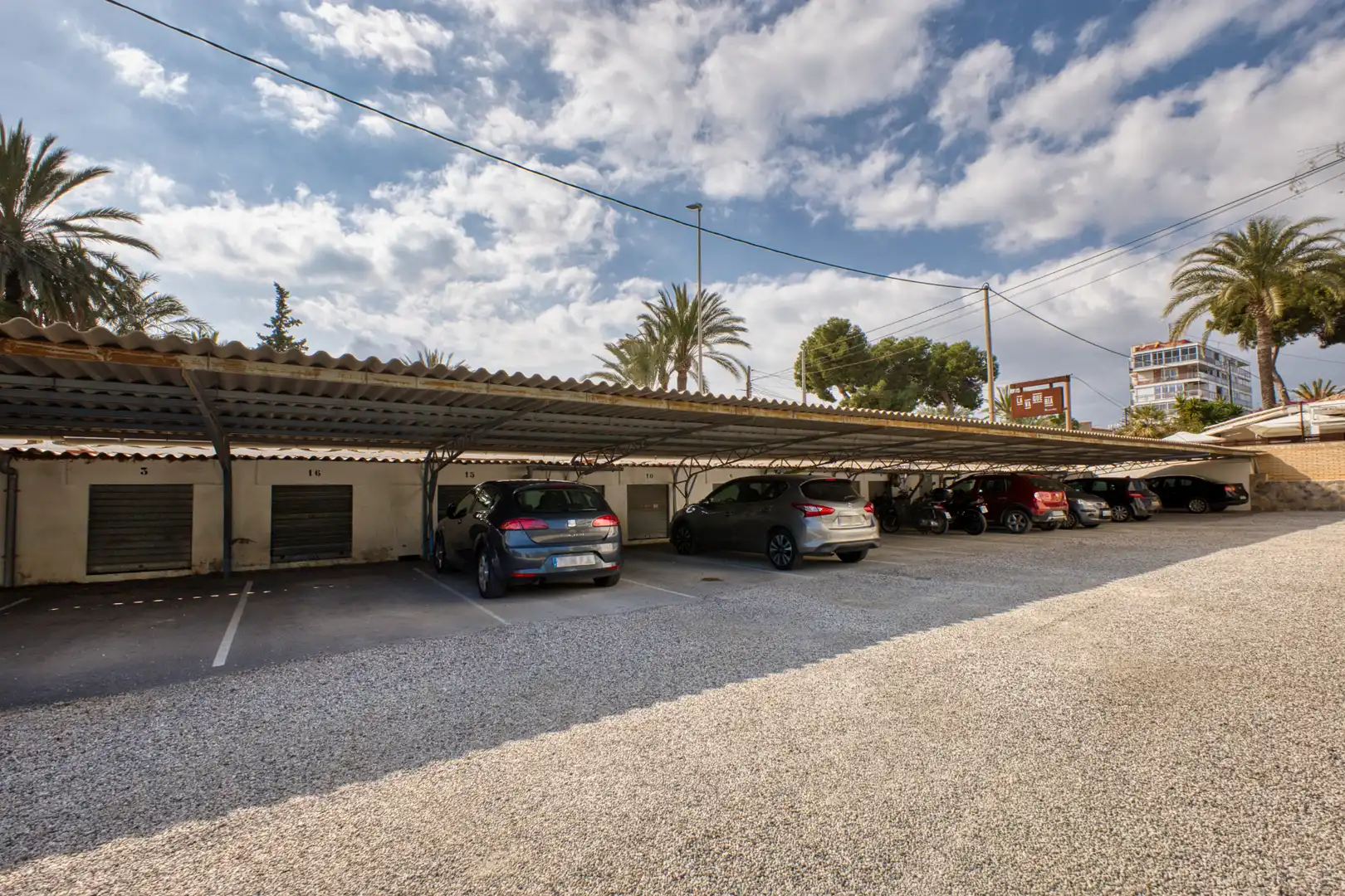 Parking of Flat for rent in El Campello  with Air Conditioner, Heating and Private garden