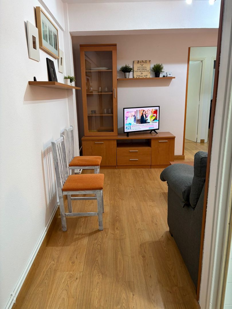 Sala de estar de Piso de alquiler en Santander con Calefacción, Parquet y Terraza