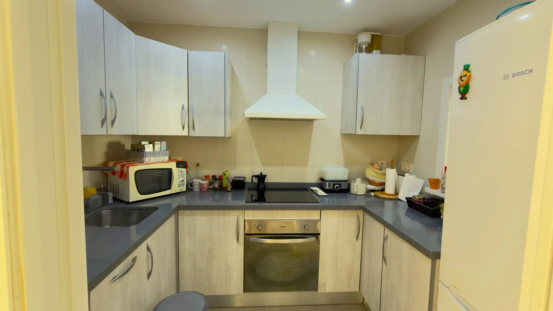 Kitchen of Flat for sale in Roquetas de Mar  with Air Conditioner, Heating and Terrace