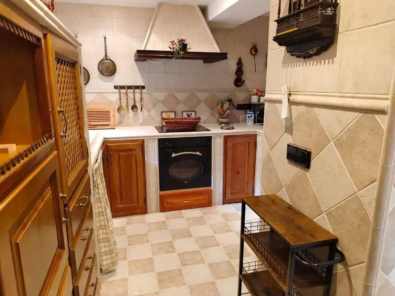 Cocina de Casa o chalet en venta en Bustarviejo con Calefacción, Parquet y Terraza