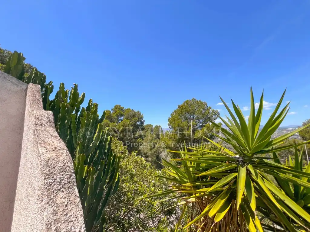 Vista exterior de Casa o chalet en venta en Benitachell / El Poble Nou de Benitatxell con Aire acondicionado y Piscina