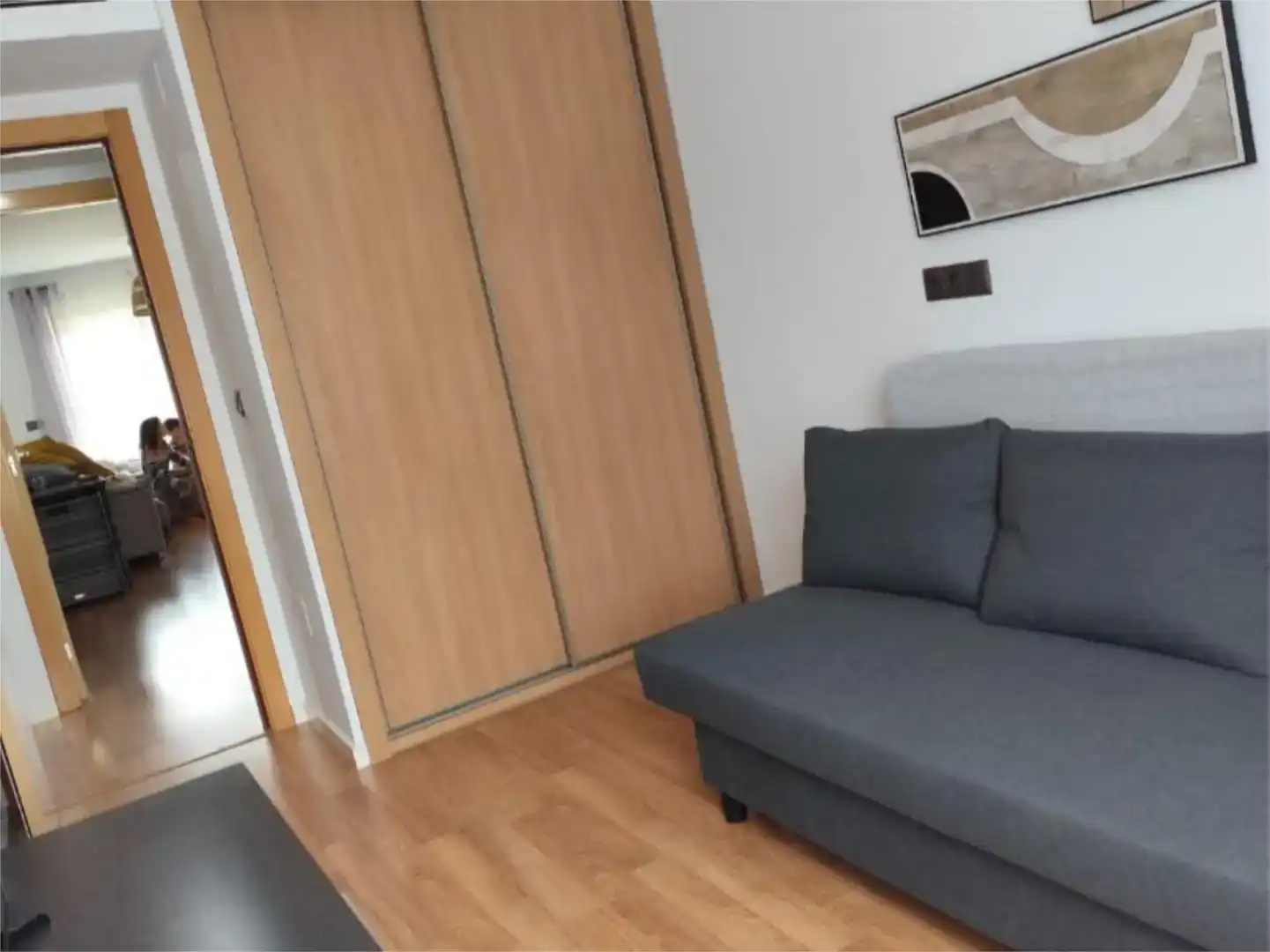 Sala d'estar de Pis de lloguer en Málaga amb Aire condicionat, Parquet i Piscina