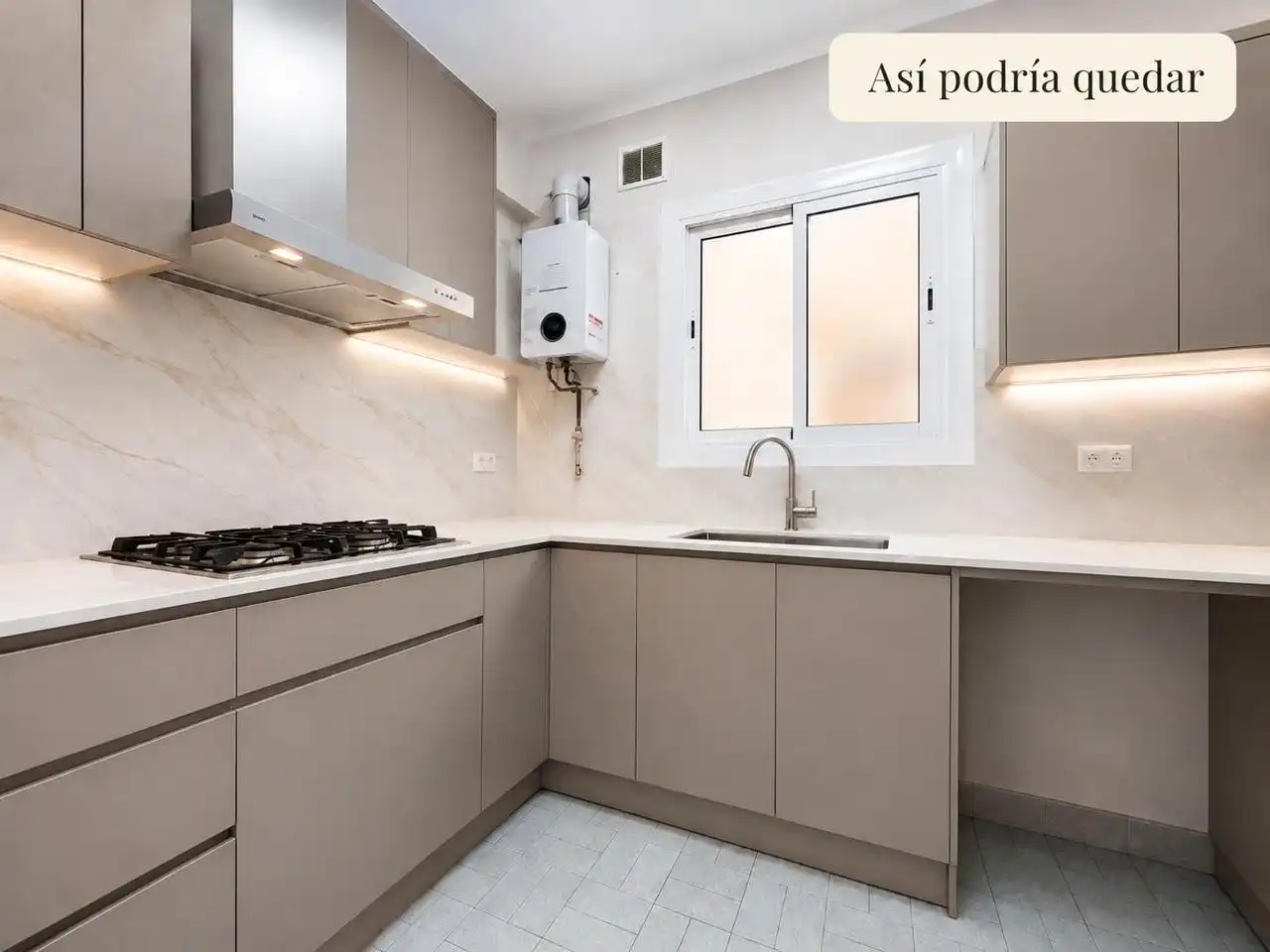 Cuina de Àtic en venda en Badalona amb Aire condicionat i Terrassa
