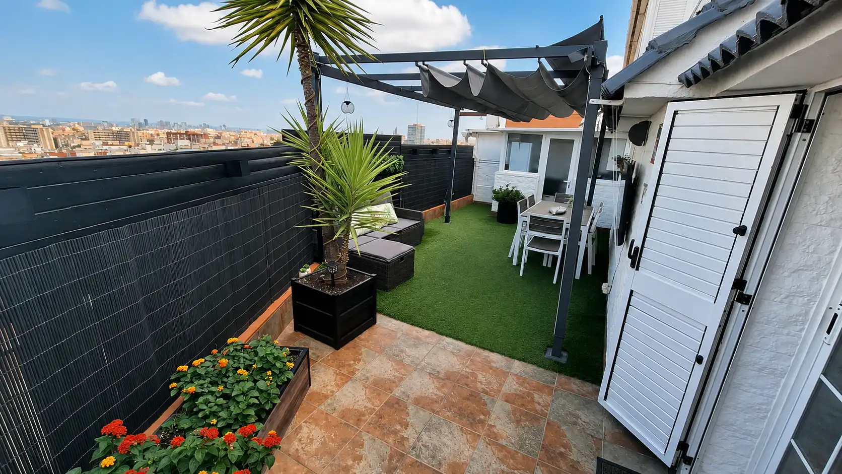 Terrasse von Dachboden zum Verkauf in Barcelona
