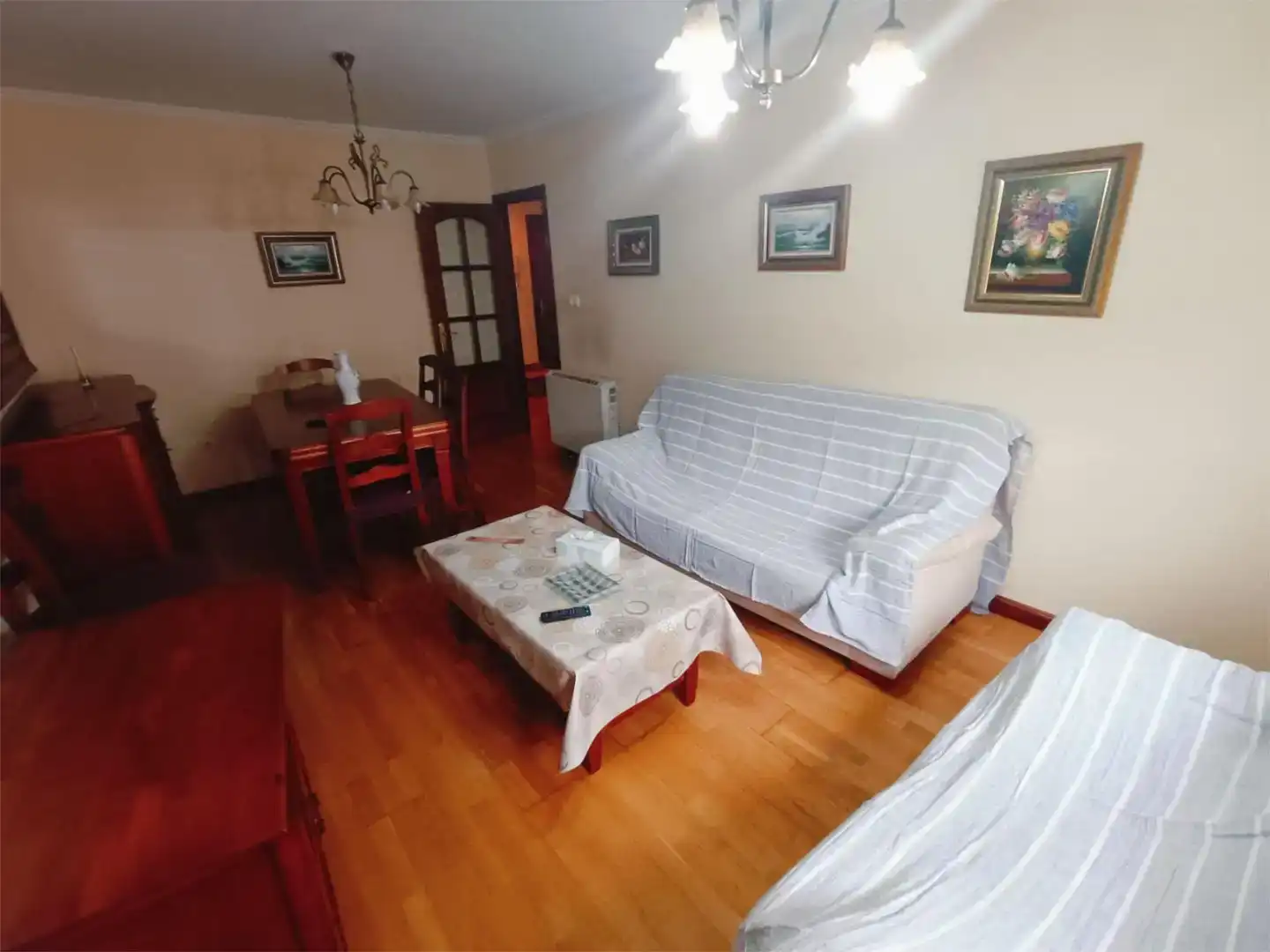 Living room of Flat for rent in Viveiro  with Furnished and Balcony