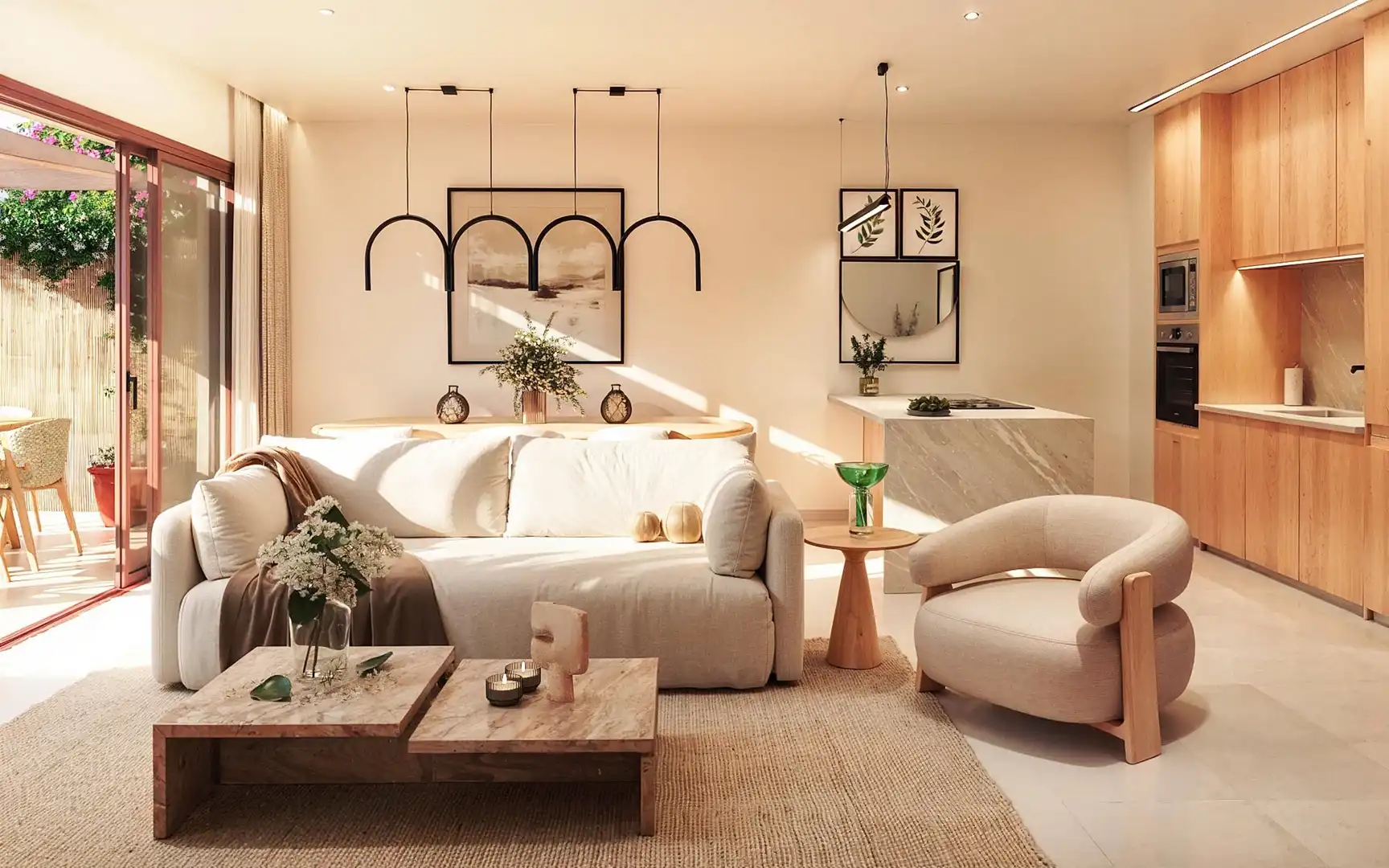 Living room of Houses for sale in Campos  with Air Conditioner, Heating and Swimming Pool