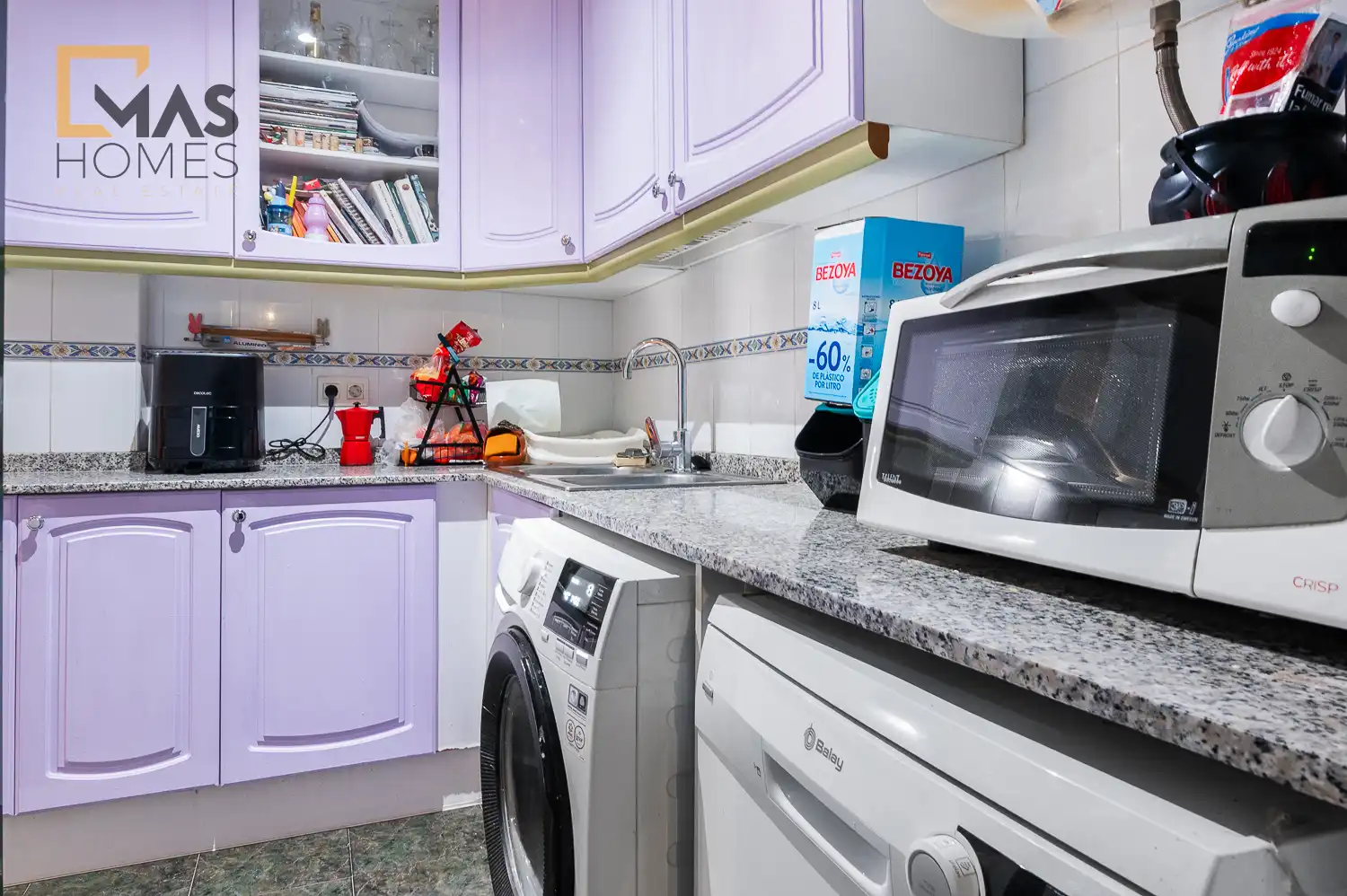 Küche von Wohnung zum Verkauf in Terrassa mit Klimaanlage, Heizung und Terrasse