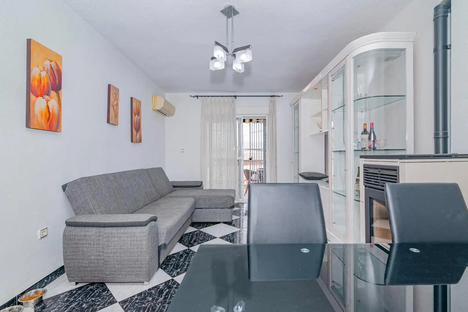 Living room of Flat for sale in Atarfe  with Air Conditioner, Heating and Terrace