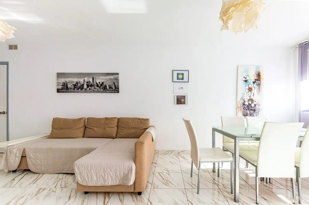 Wohnzimmer von Maisonette zum Verkauf in La Oliva mit Terrasse, Abstellraum und Möbliert