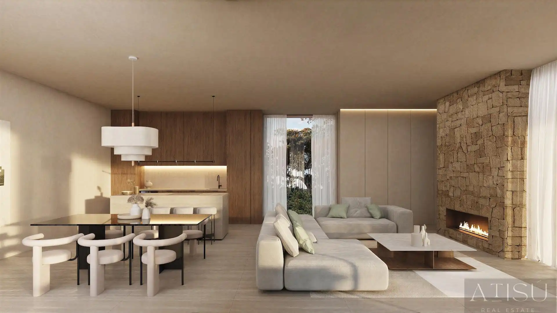Sala de estar de Casa o chalet en venta en Benissa con Piscina