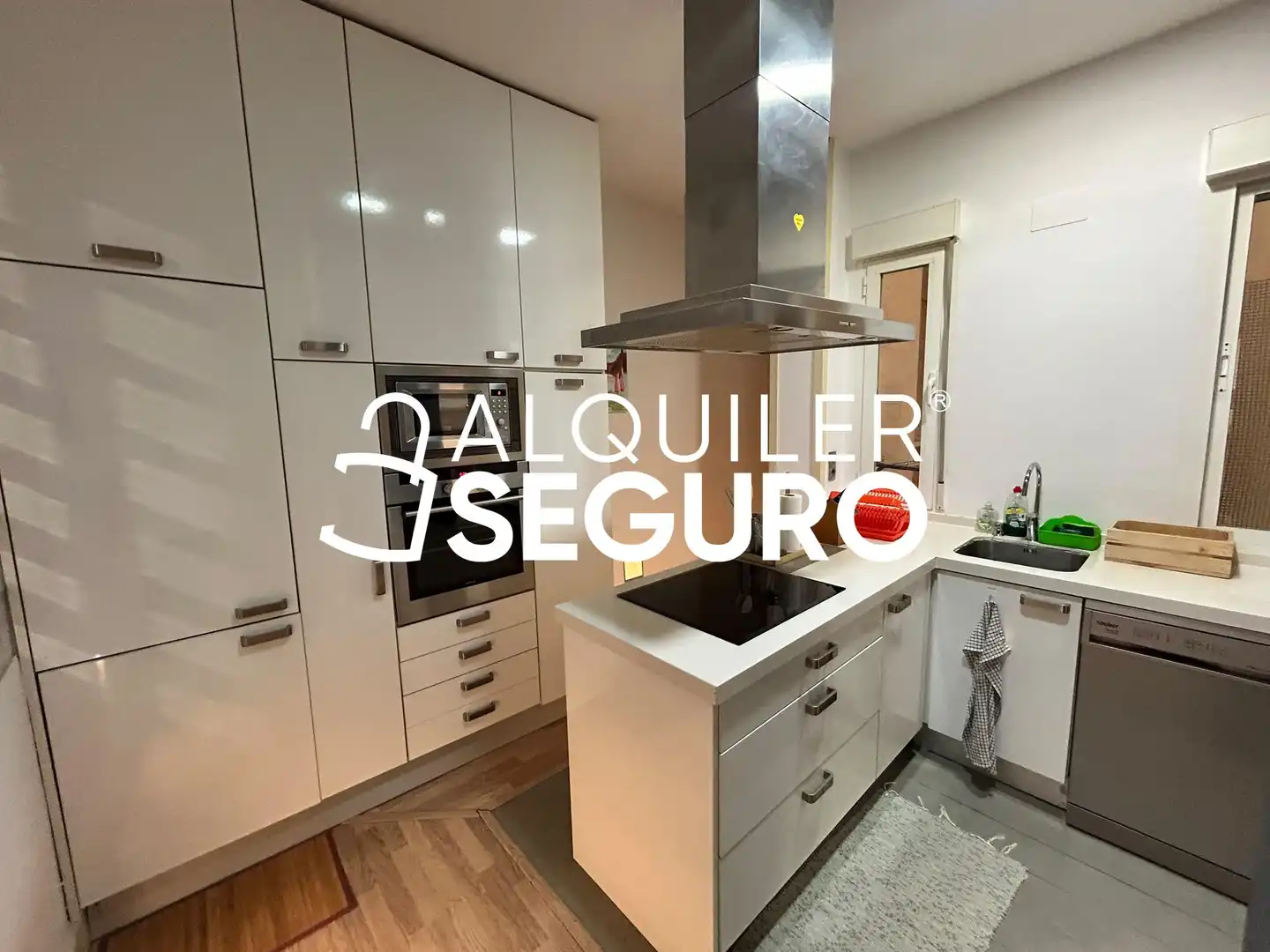 Küche von Wohnung zur Miete in Madrid mit Klimaanlage, Heizung und Möbliert