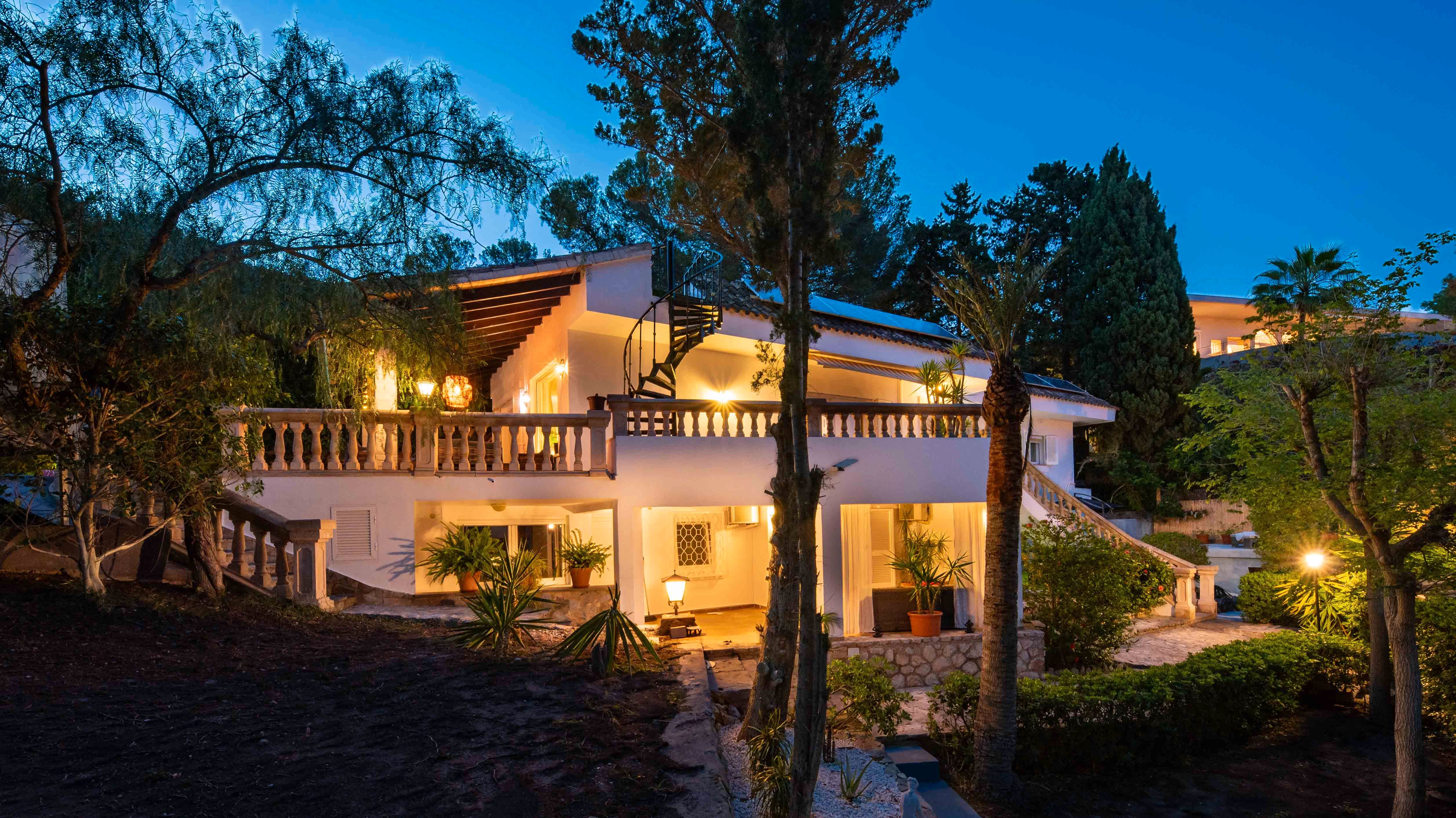 Vista exterior de Casa o chalet en venta en Calvià con Aire acondicionado y Piscina