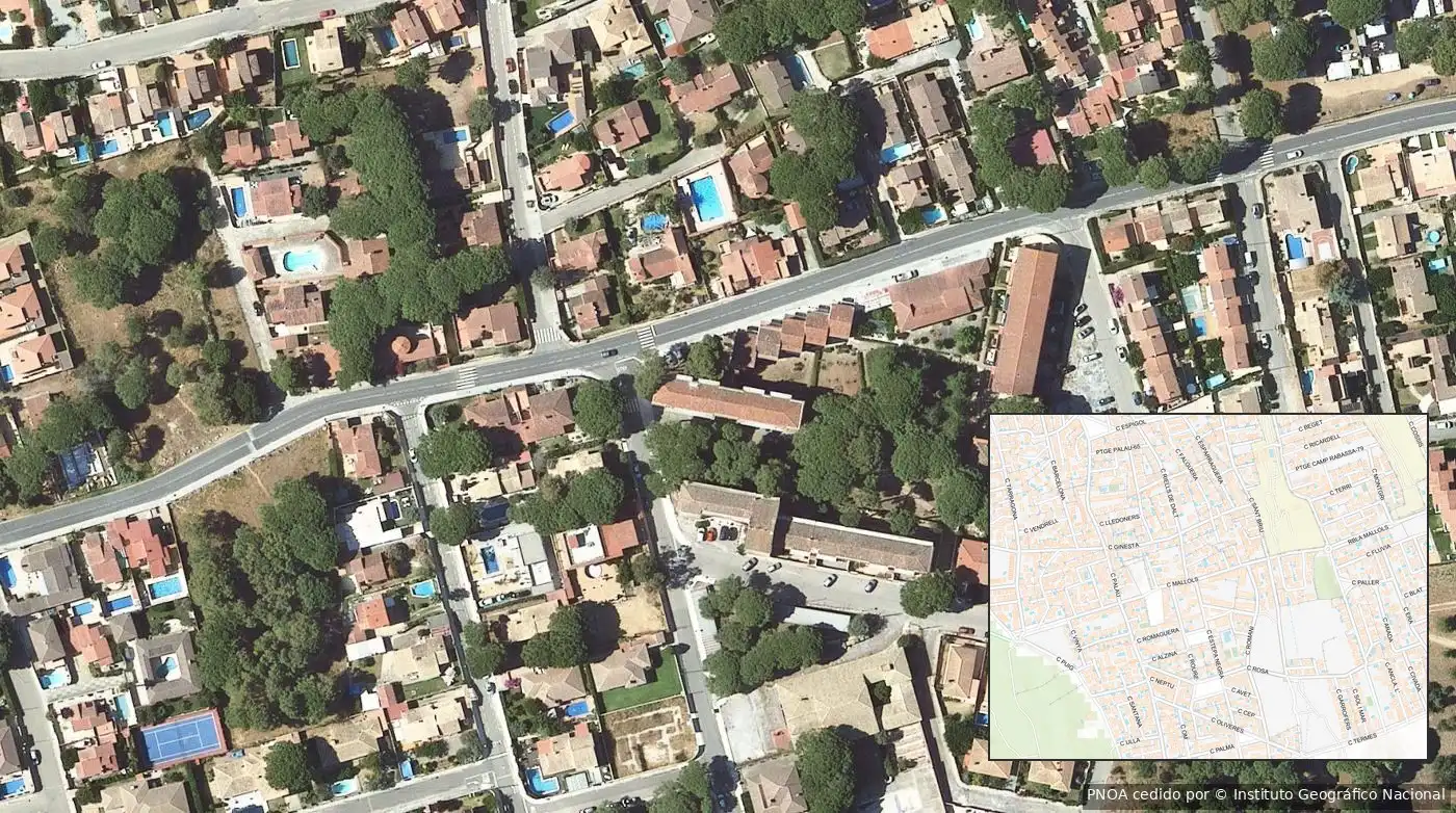 Vista exterior de Piso en venta en Riells