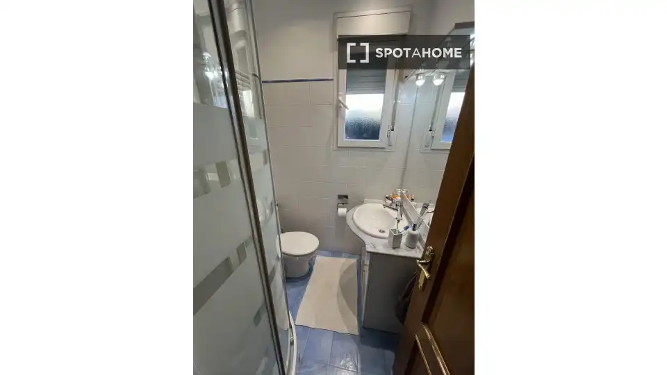 Bathroom of Flat for rent in Madrid  with Air Conditioner, Heating and Furnished